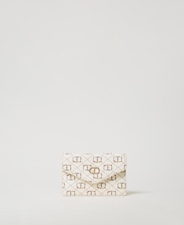 Flat card holder with Oval T