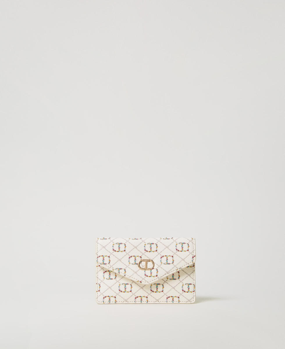 Flat card holder with Oval T