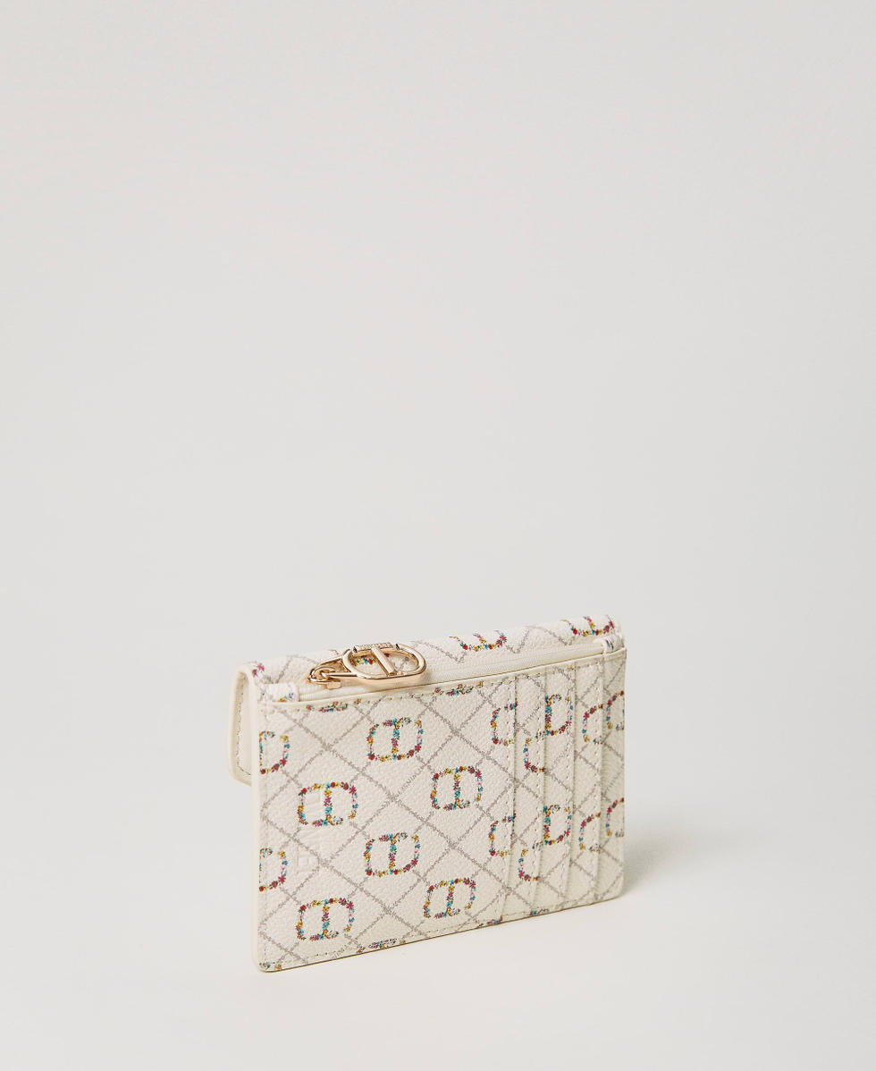 Flat card holder with Oval T