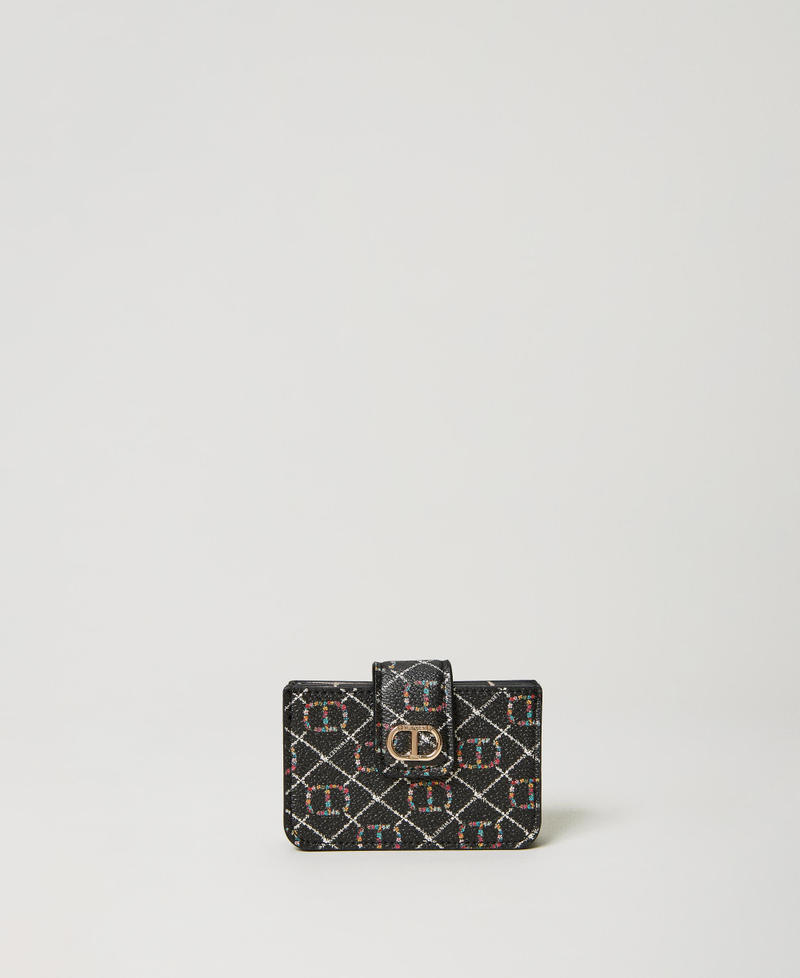 Card holder with strap and Oval T