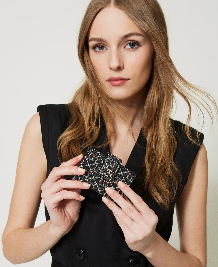 Card holder with strap and Oval T