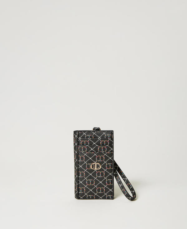 Card holder with tie-up lace