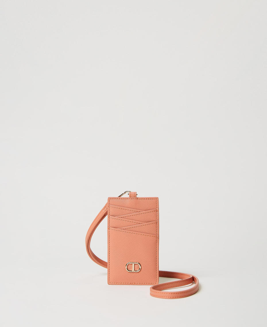 Card holder with strap Mousse Pink Woman 231TQ740B_03895_01
