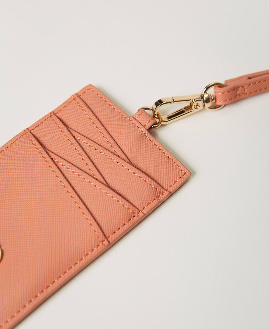 Card holder with strap Mousse Pink Woman 231TQ740B_03895_03