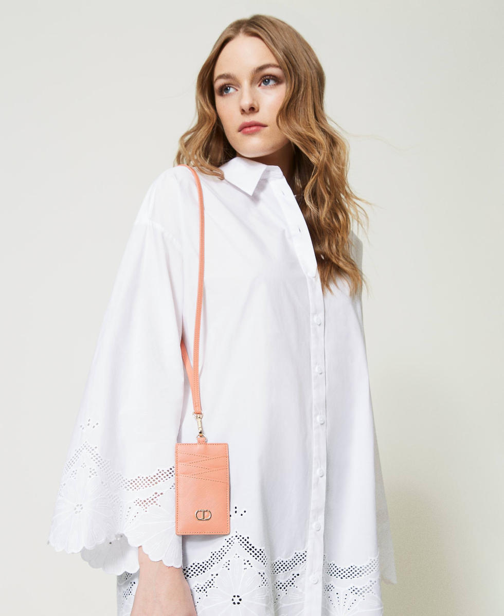 Tarjetero con correa Mujer Rosa TWINSET Milano