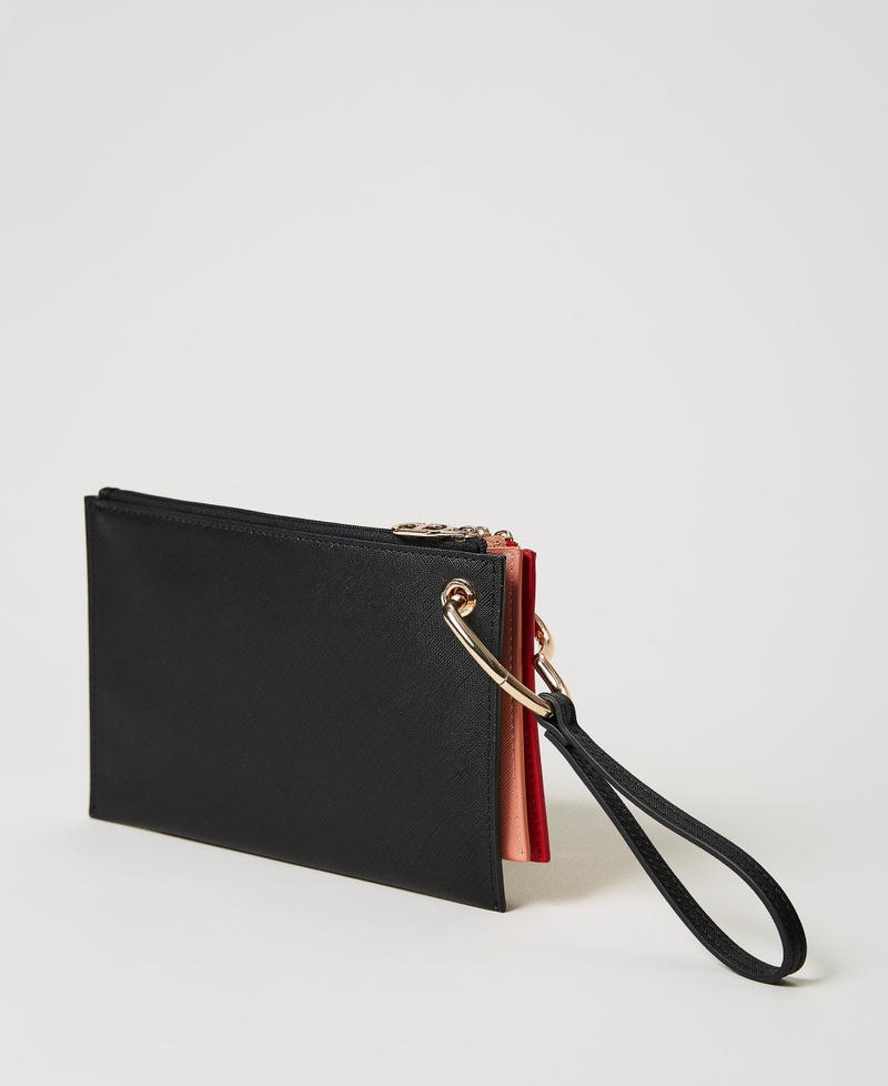 Trio of pouches with Oval T