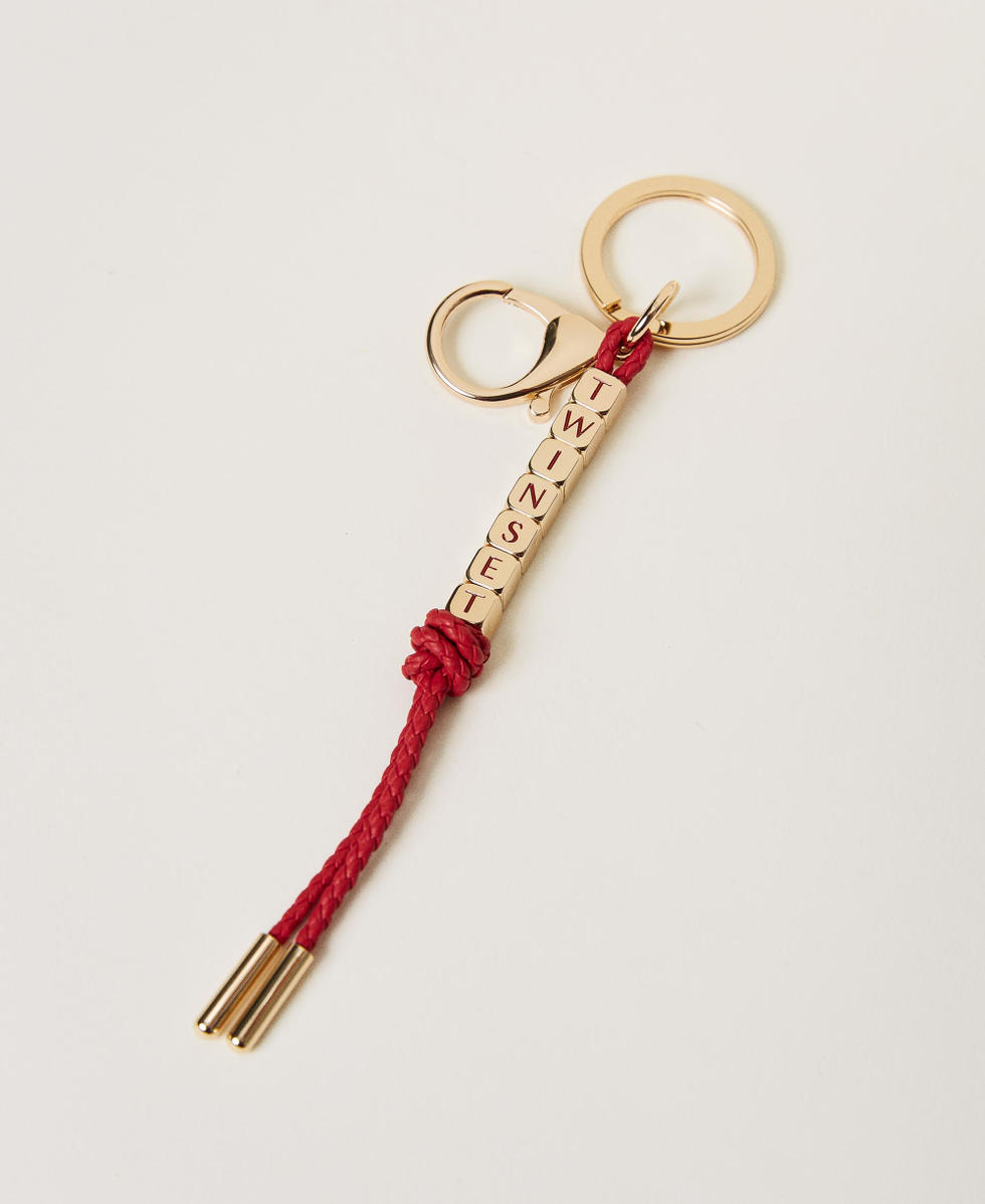 Keyring with lettering logo