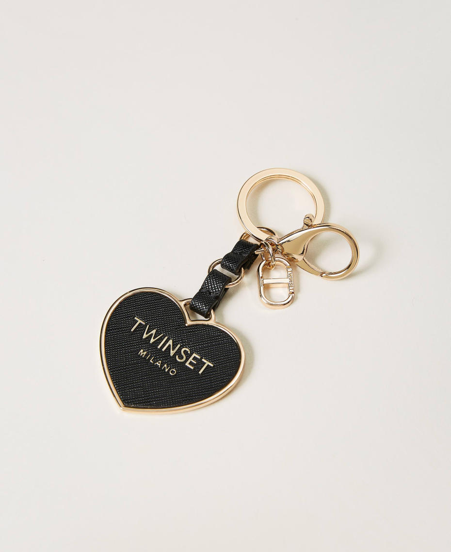 Heart-shaped keyring Black Woman 231TQ7413_00006_01
