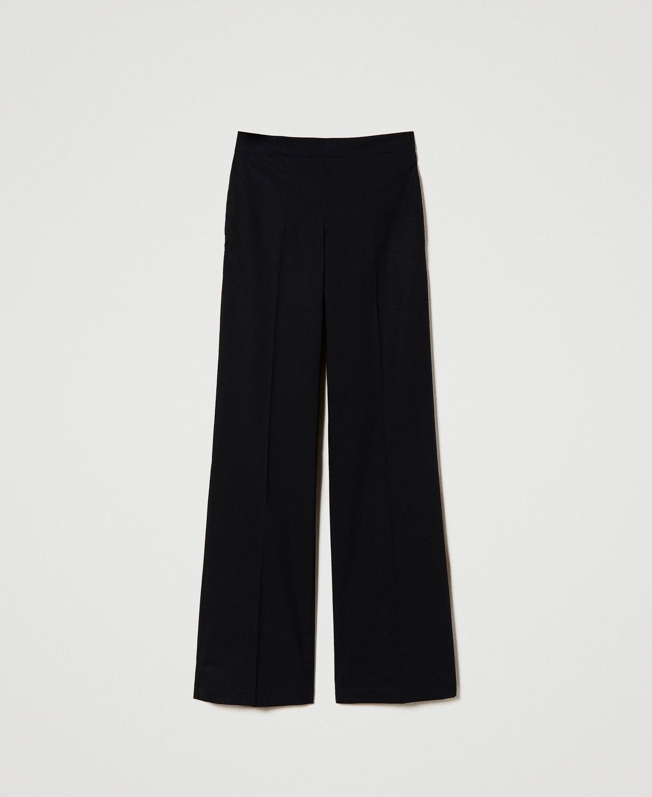Pantalon ample en popeline Noir Femme 231TT204H-0S
