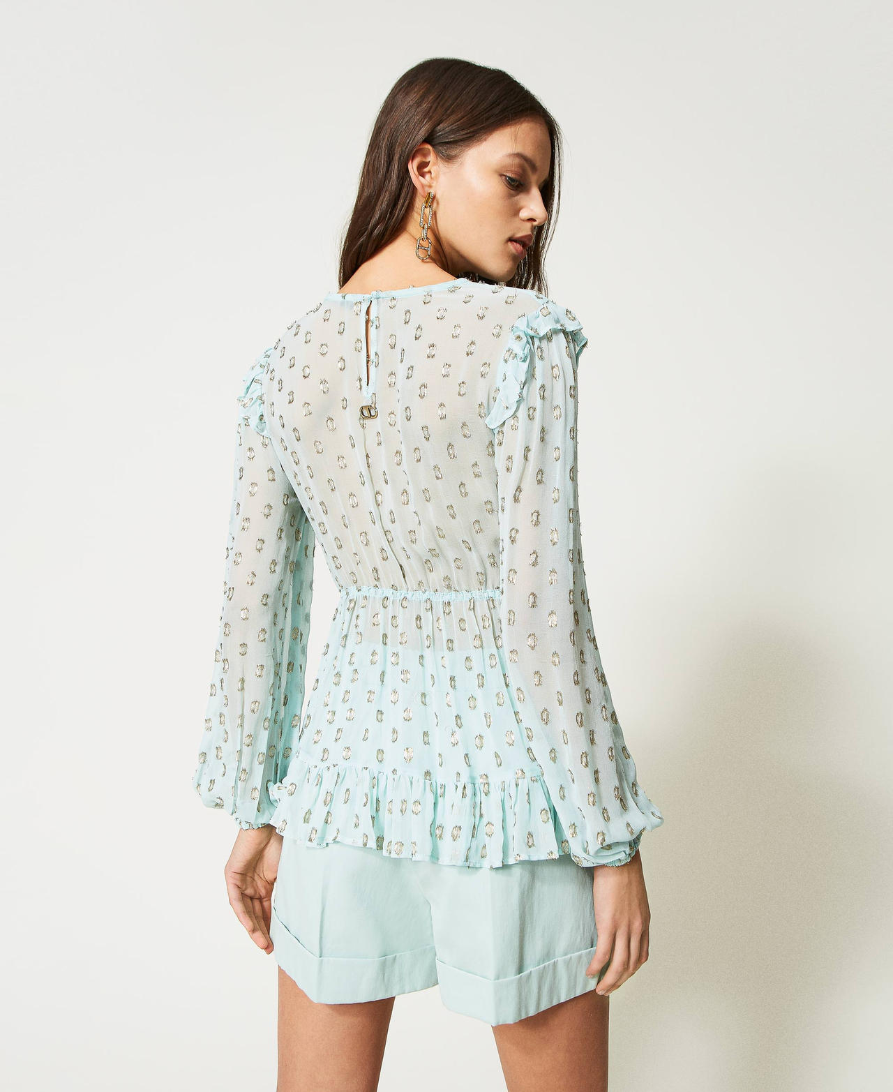 Fil coupé georgette blouse