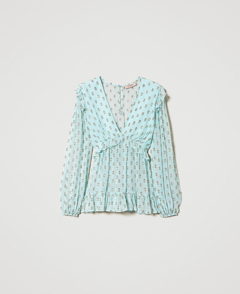 Fil coupé georgette blouse
