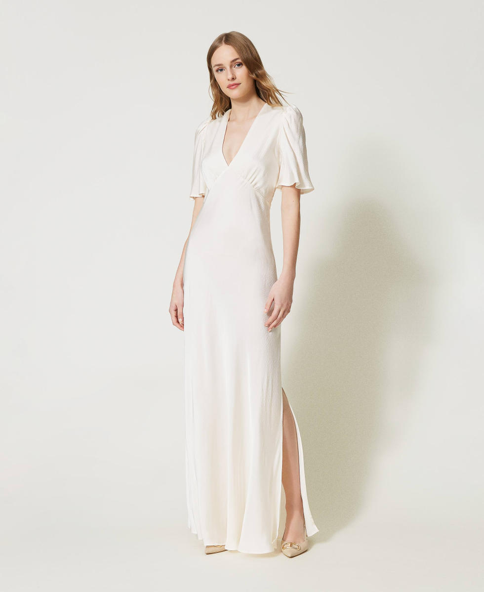 Vestito bianco raso hotsell