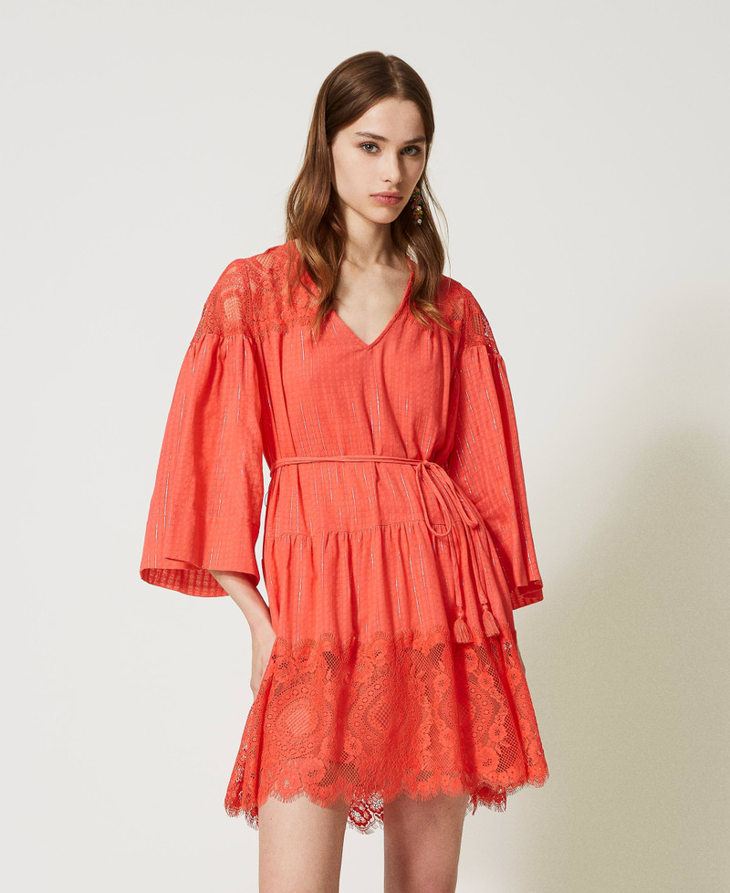 Robe Chemise Vintage Rose En Mousseline - Taille S - Vintage Raccourcie - Très Bon état