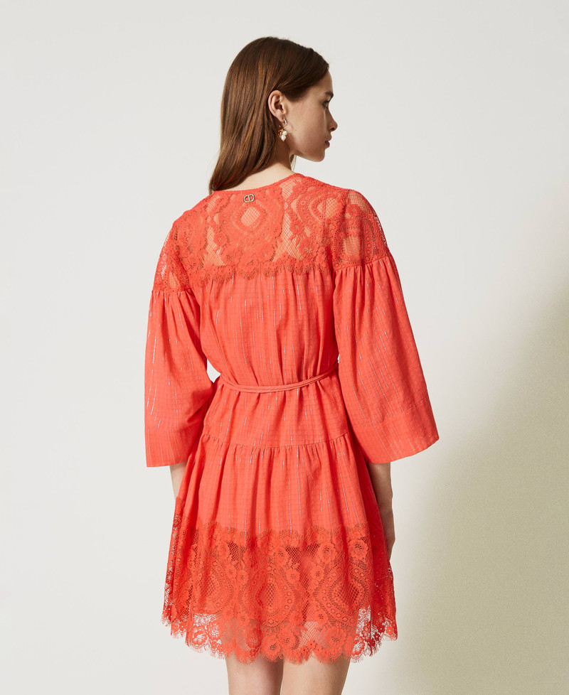 Robe Chemise Vintage Plissée Rose Mousseline - Taille S, Raccourcie, Excellent état Sans Marque