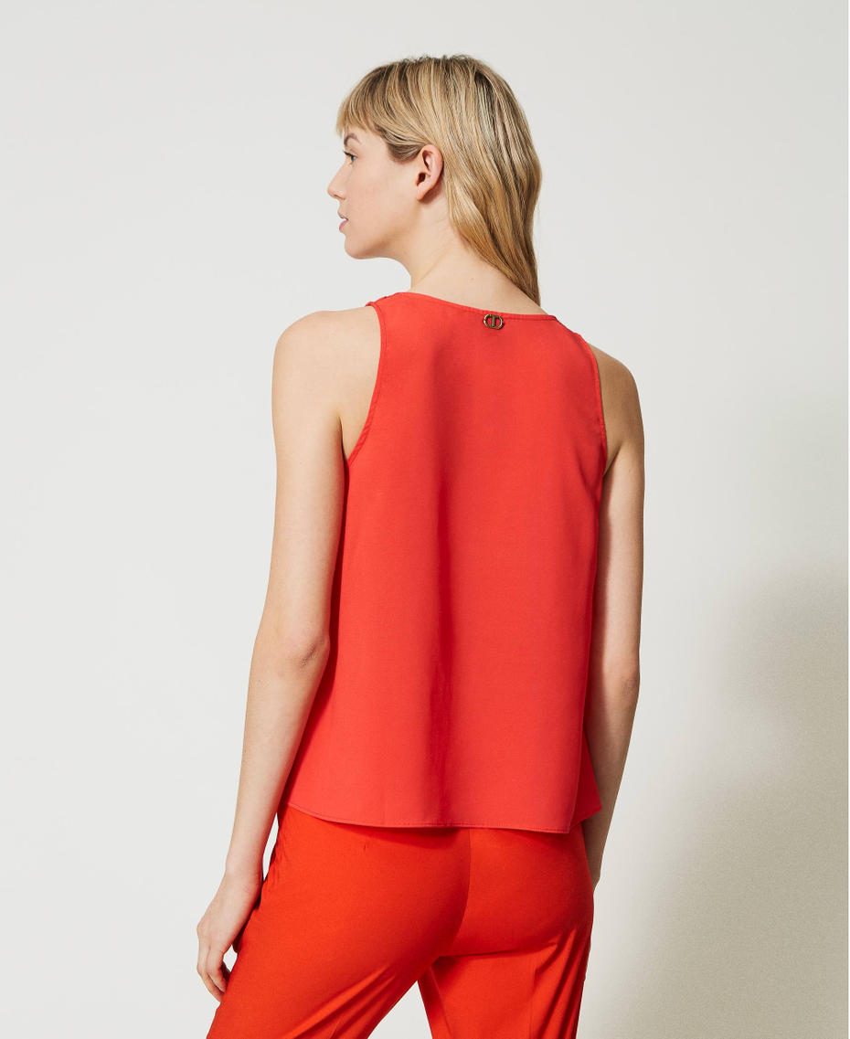 Top in pizzo macramè Rosa "Lip Gloss" Donna 231TT2202_00327_04