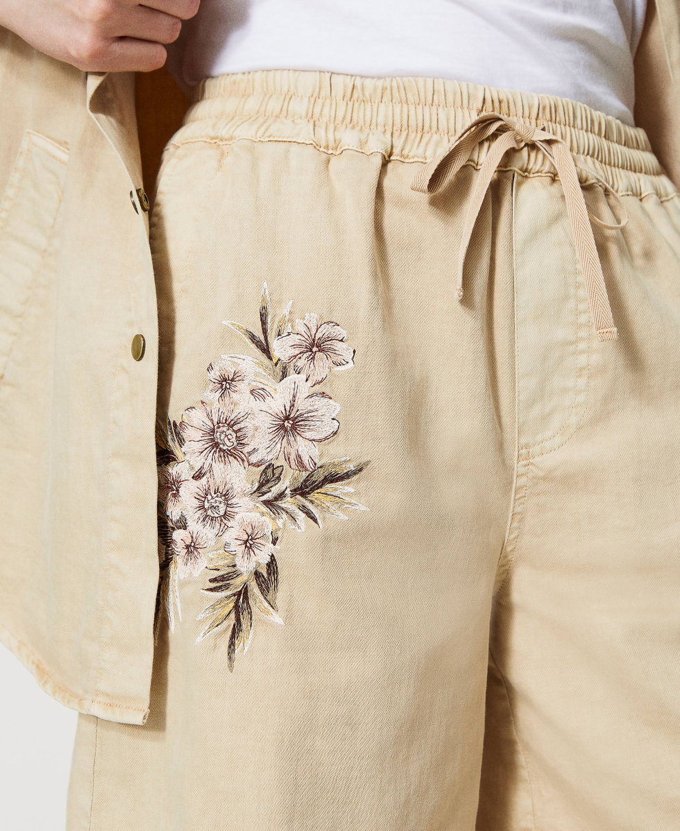 Bermudas de gabardina mujer outlet