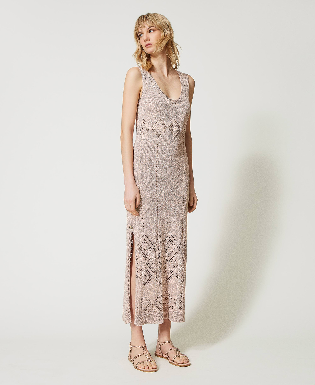 Gonna Lunga Maxi In Chiffon Plissettato Doppio Strato – Donna, Vita Elasticizzata, Colori Vari - Foto 3