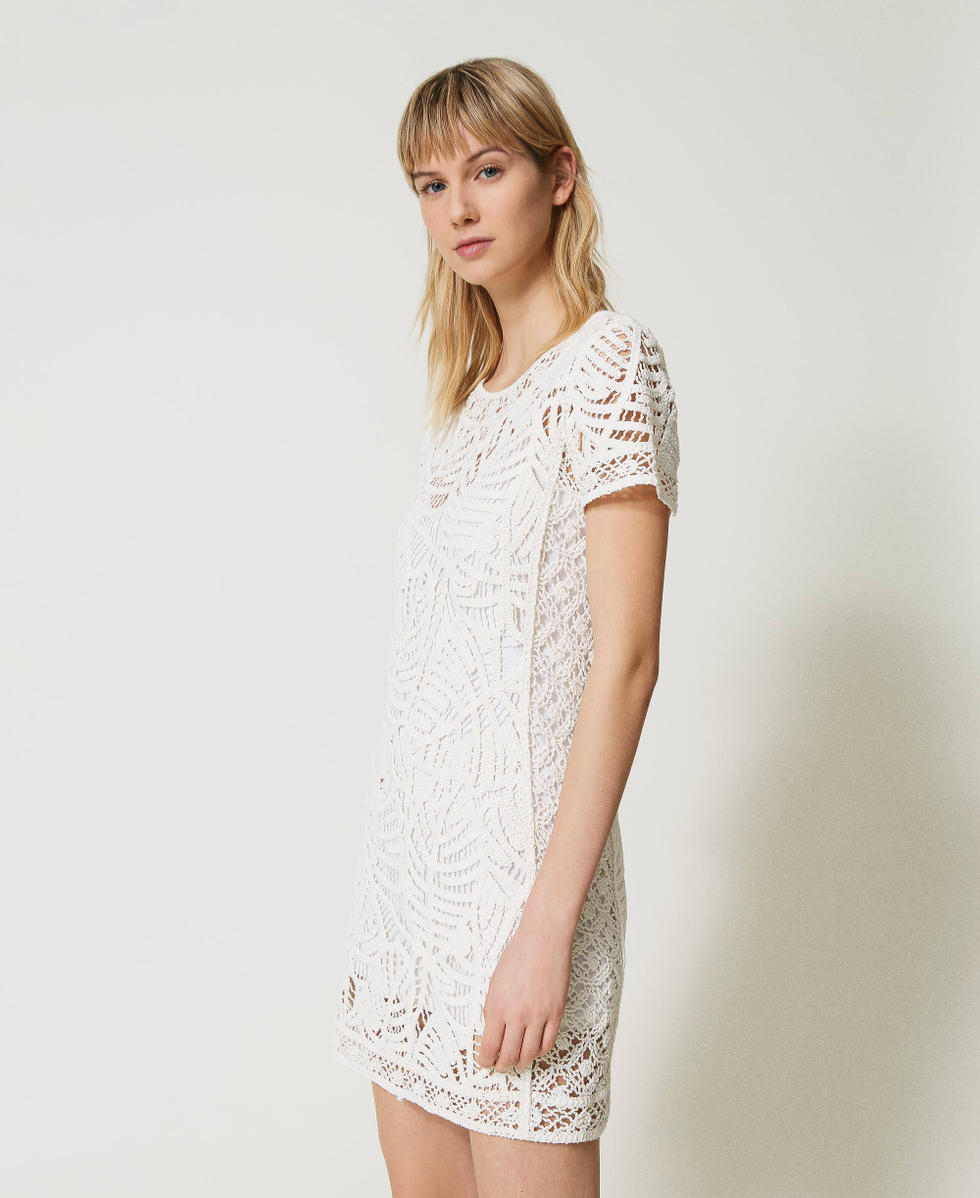 Abito crochet bianco hotsell