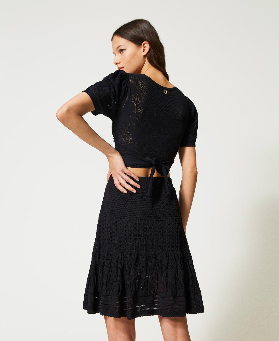 Knit godet skirt