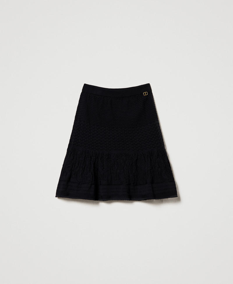 Knit godet skirt