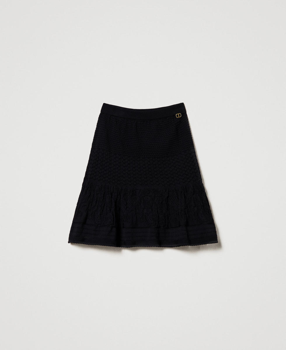 Knit godet skirt