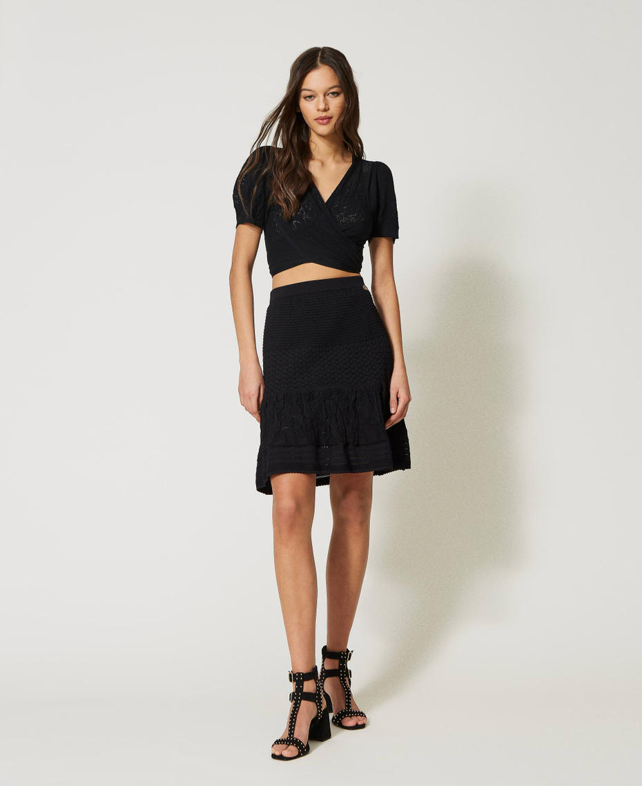 Suede sandals with studs