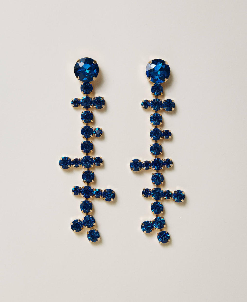 Twin Set Orecchini pendenti con strass