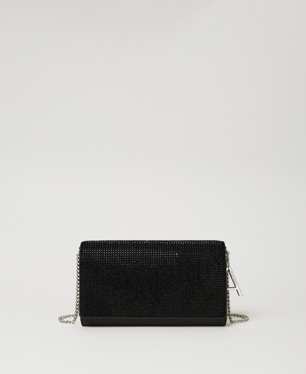 Bolso clutch con strass