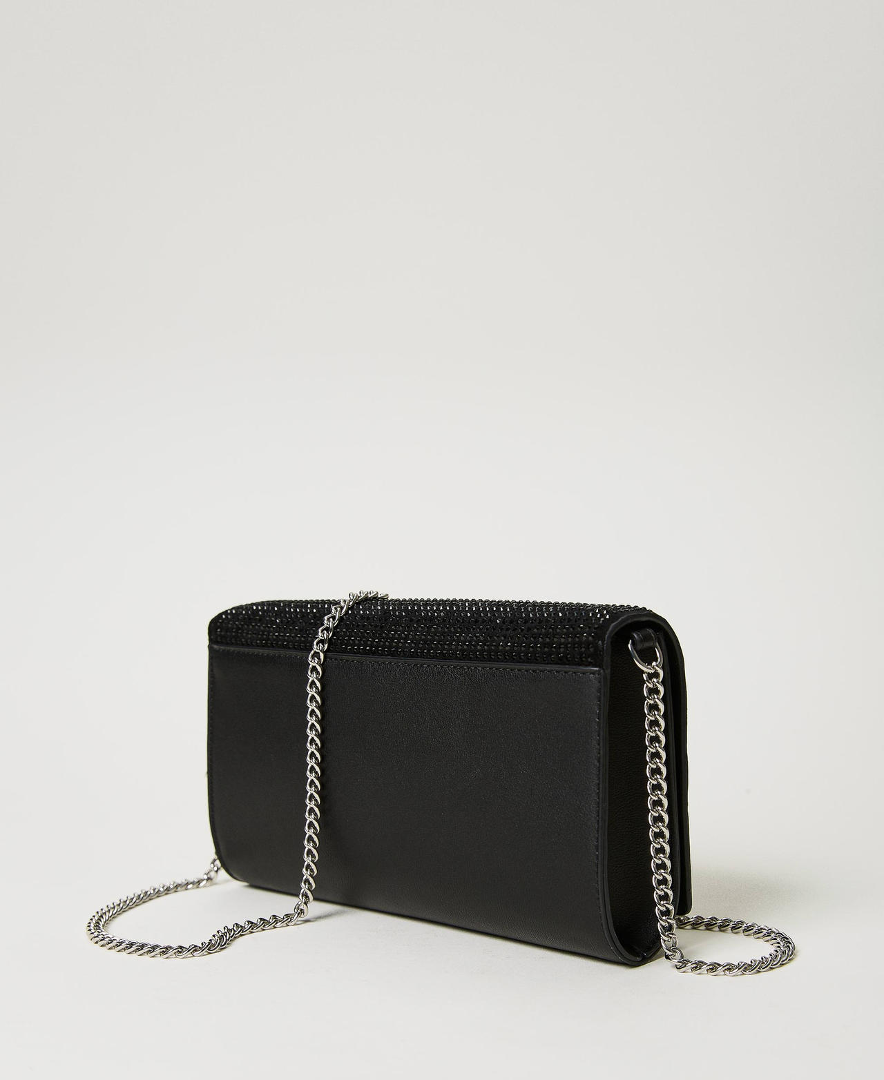 Borsa clutch con strass