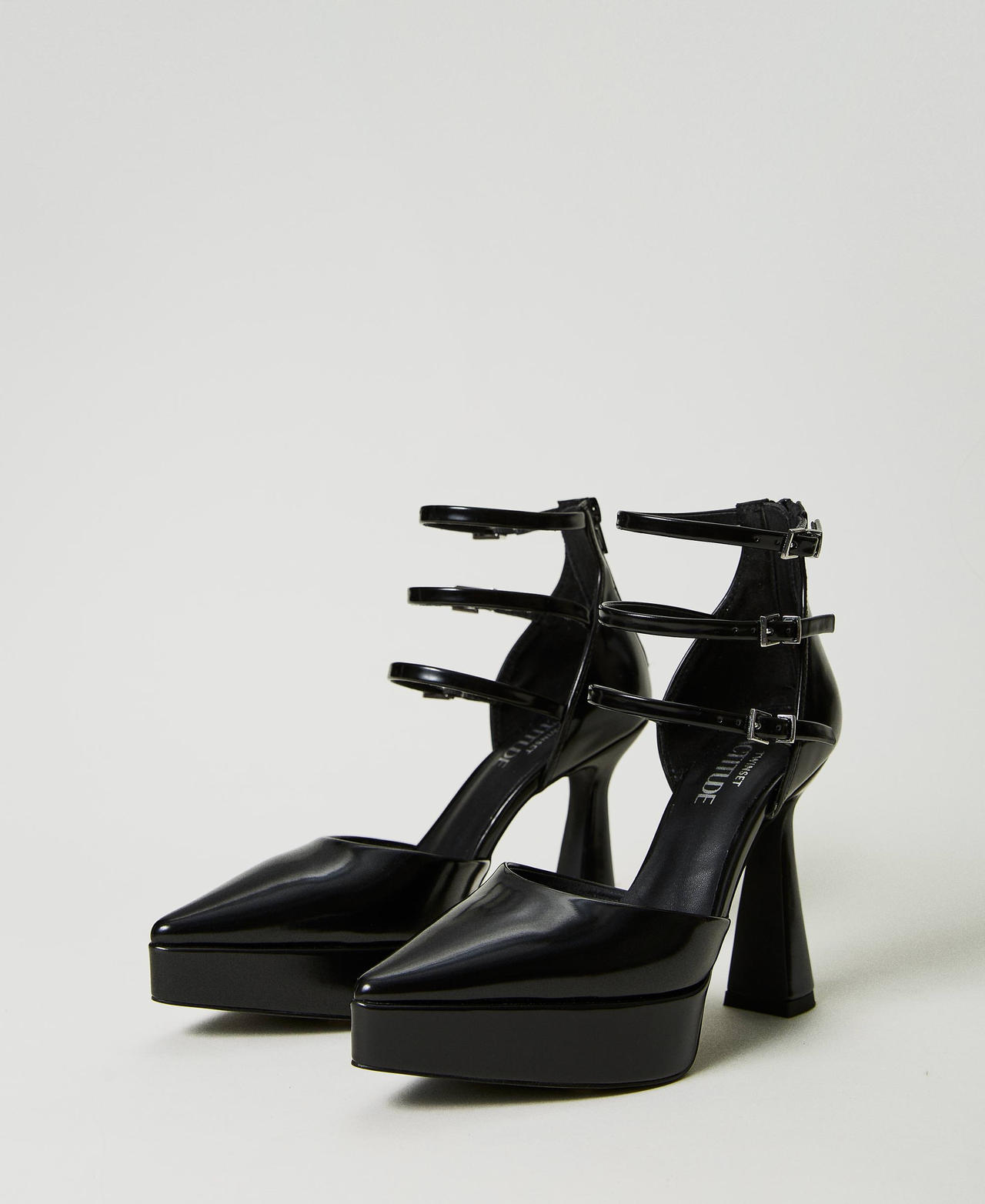 Multi-strap court shoes