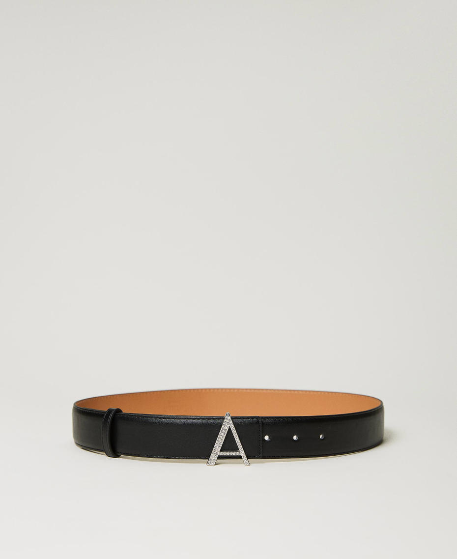 Ceinture avec boucle siglée