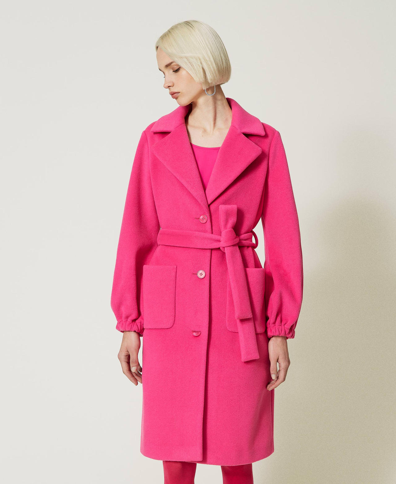 Long wool cloth coat