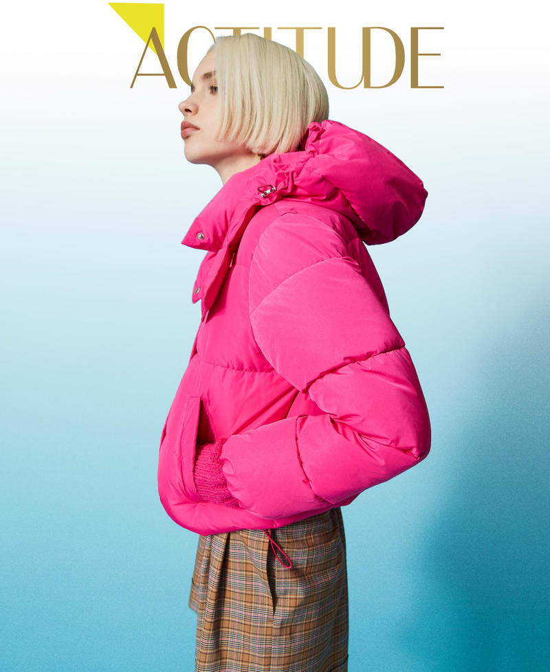 Doudoune courte avec capuche