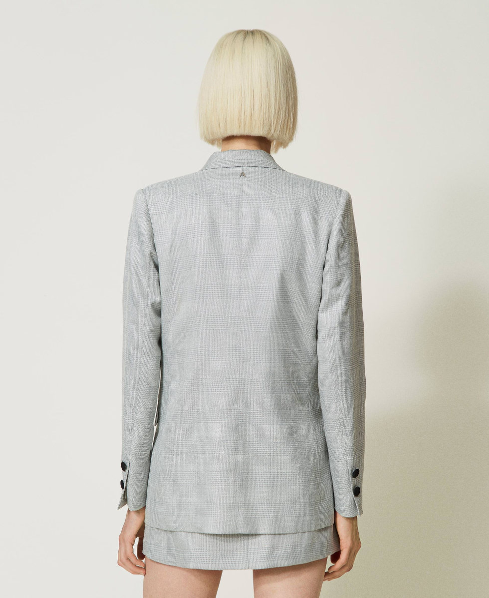 Glen plaid blazer