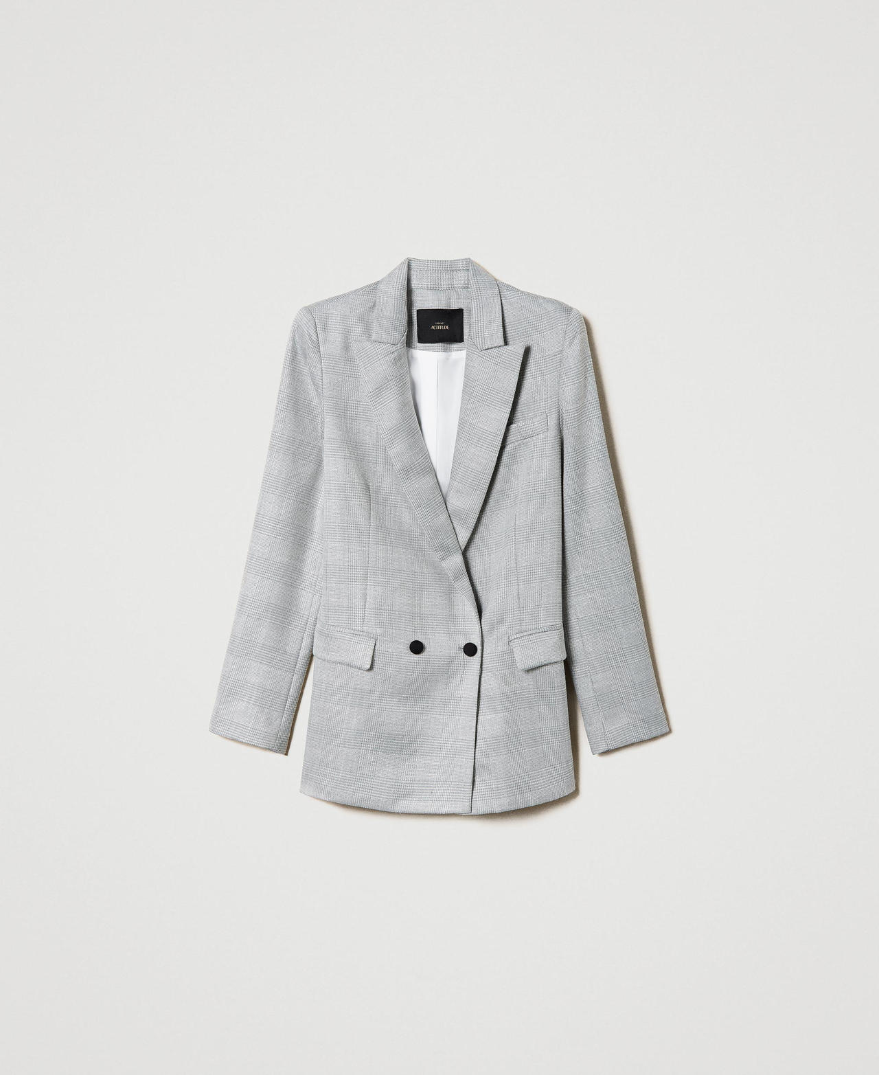 Blazer mit Prince-of-Wales-Muster
