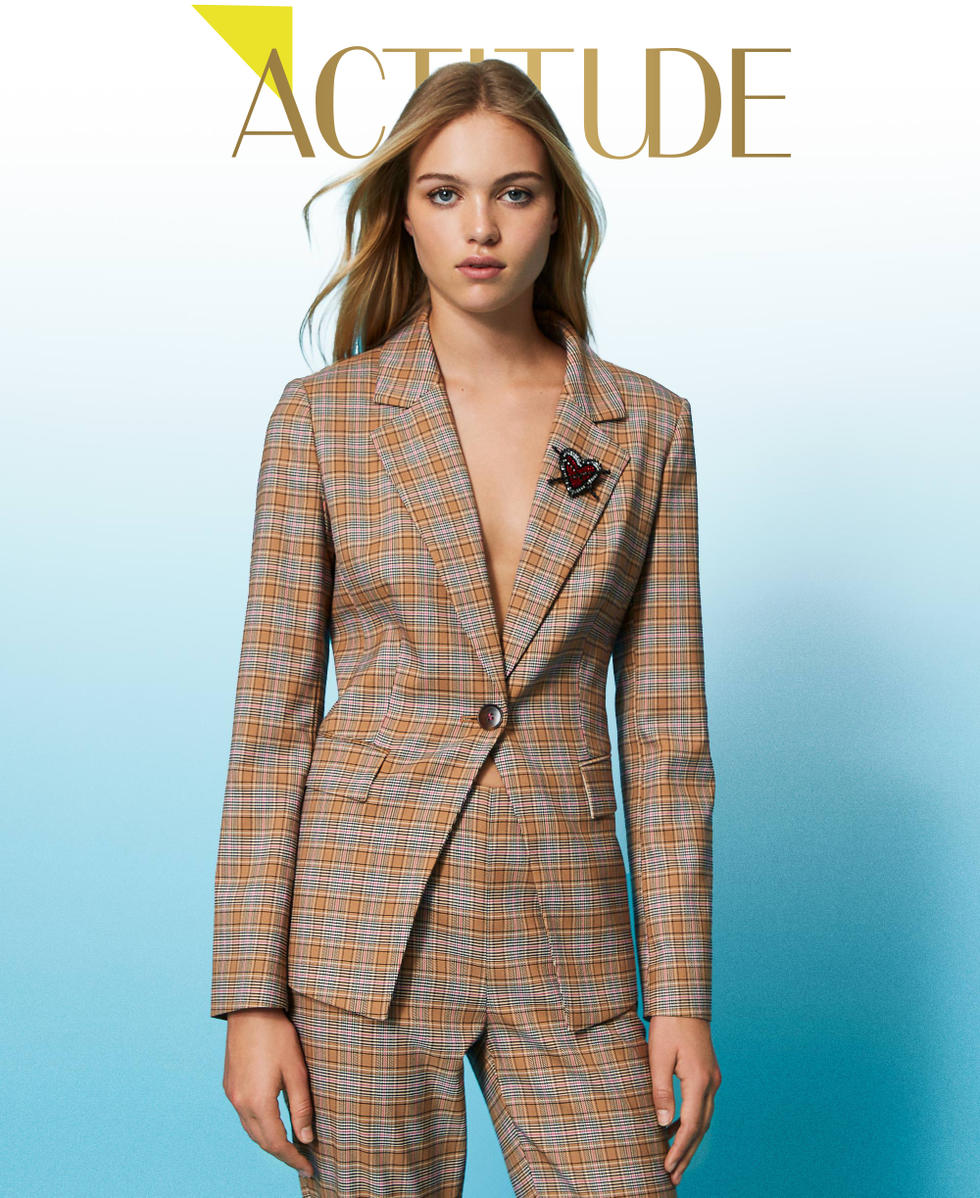 Women's glen plaid jacket hot sale