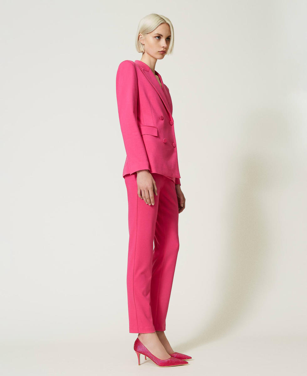 Hot pink cigarette trousers clearance