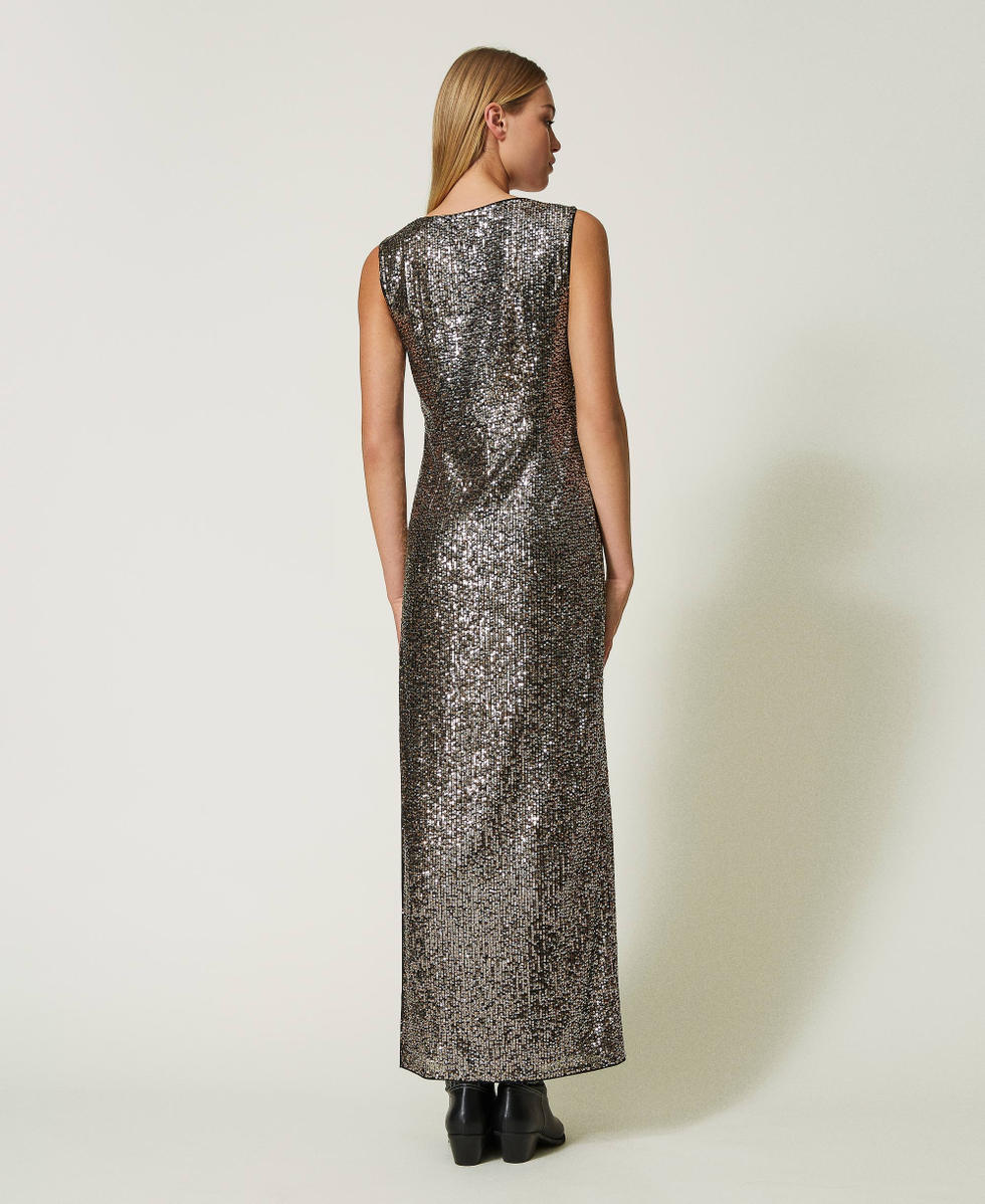 Vestido largo de lentejuelas