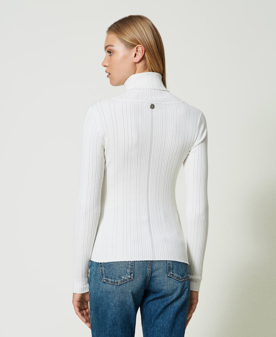Ribbed turtleneck jumper Lily Woman 232AP3042-03