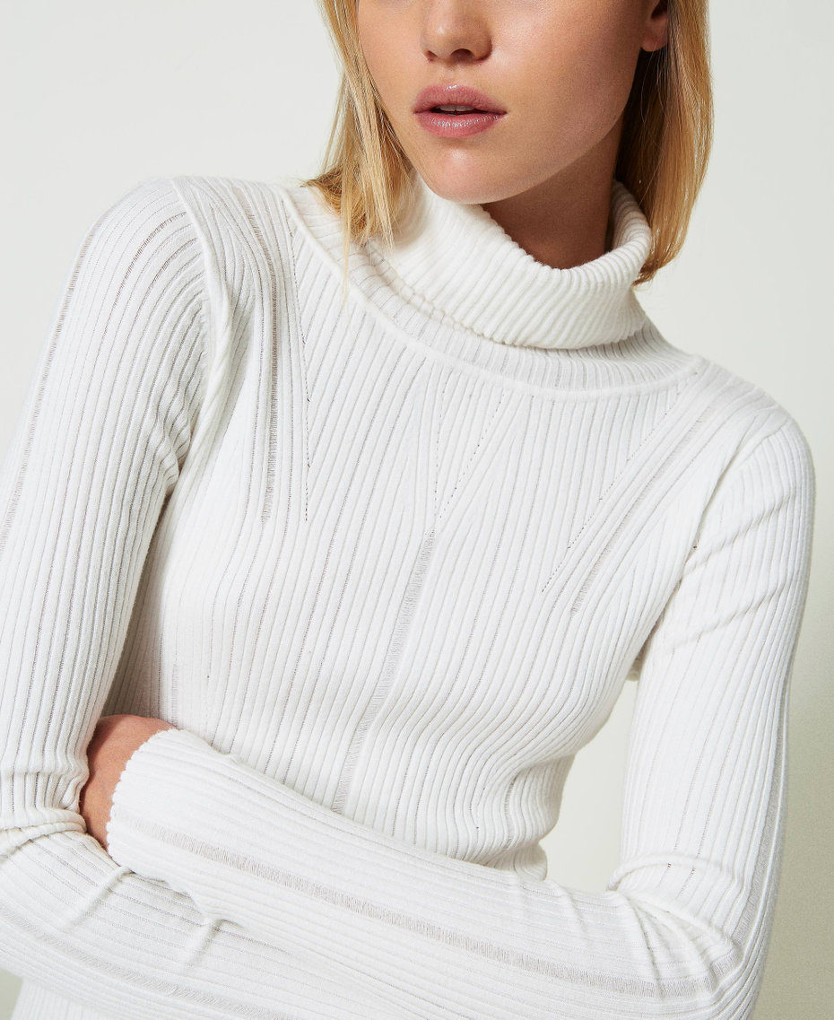 Ribbed turtleneck jumper Lily Woman 232AP3042-04