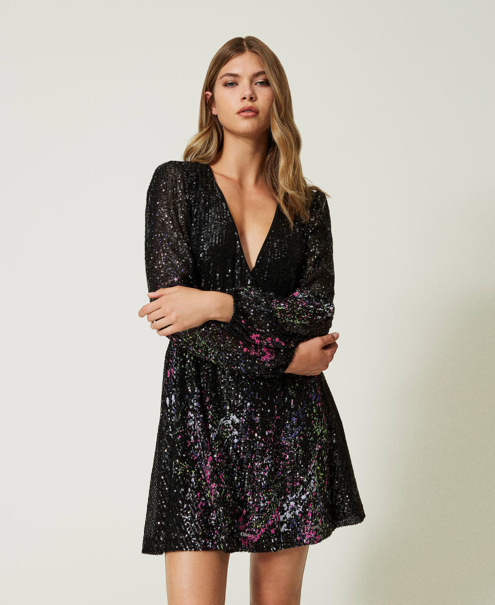 MYFO full sequin short dress