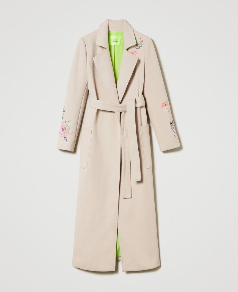 Manteau MYFO en drap avec broderies Gray Morn Femme 232AQ2020-0S