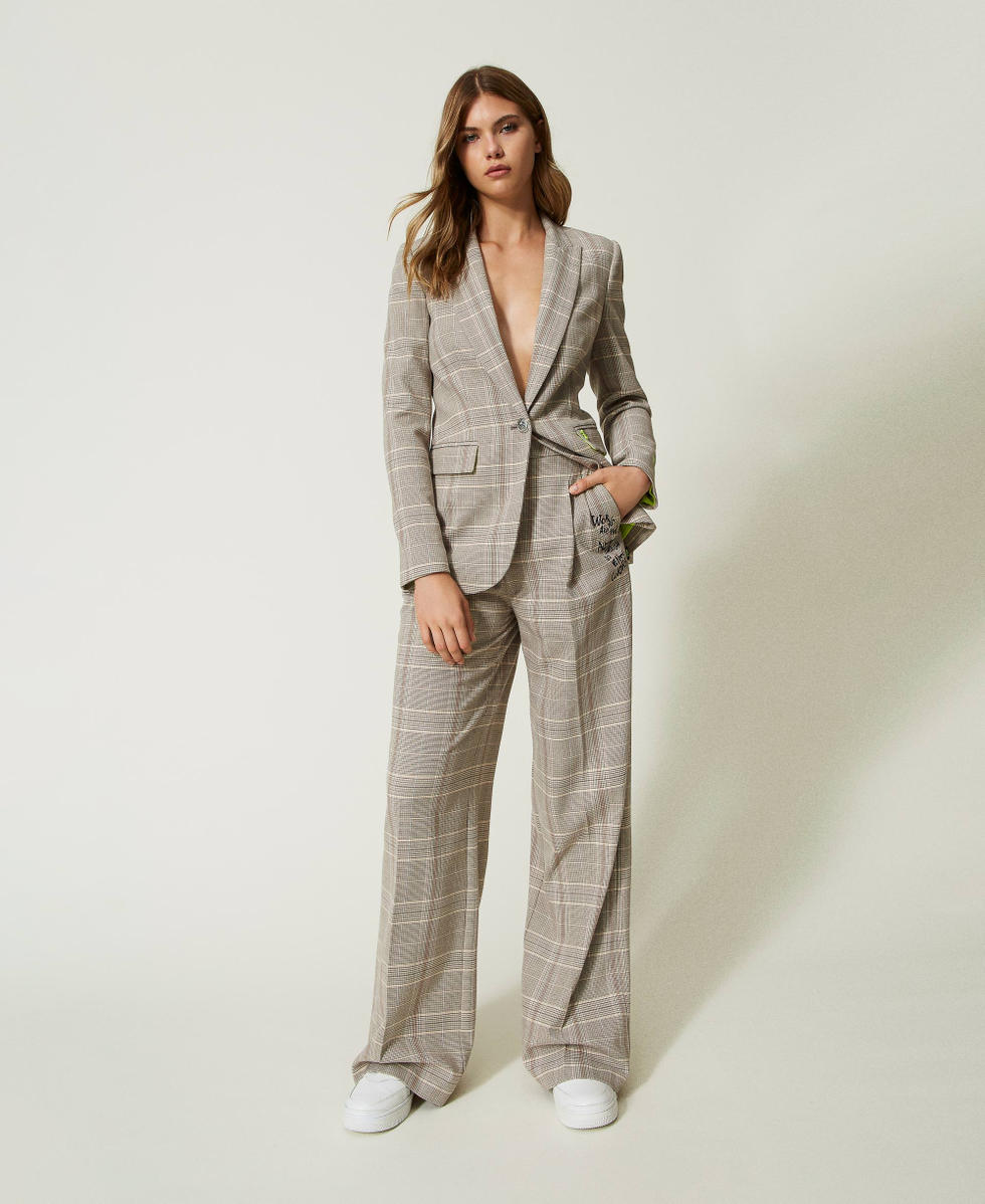 Glen plaid suit womens online
