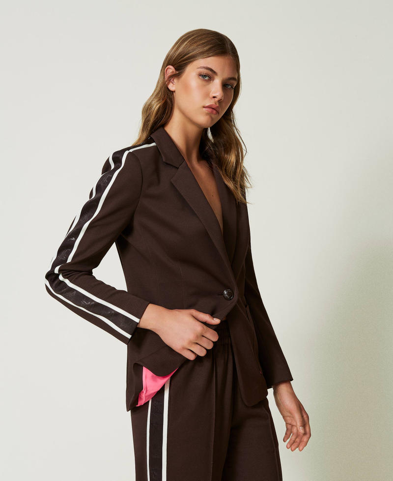 Blazer MYFO avec bandes contrastées