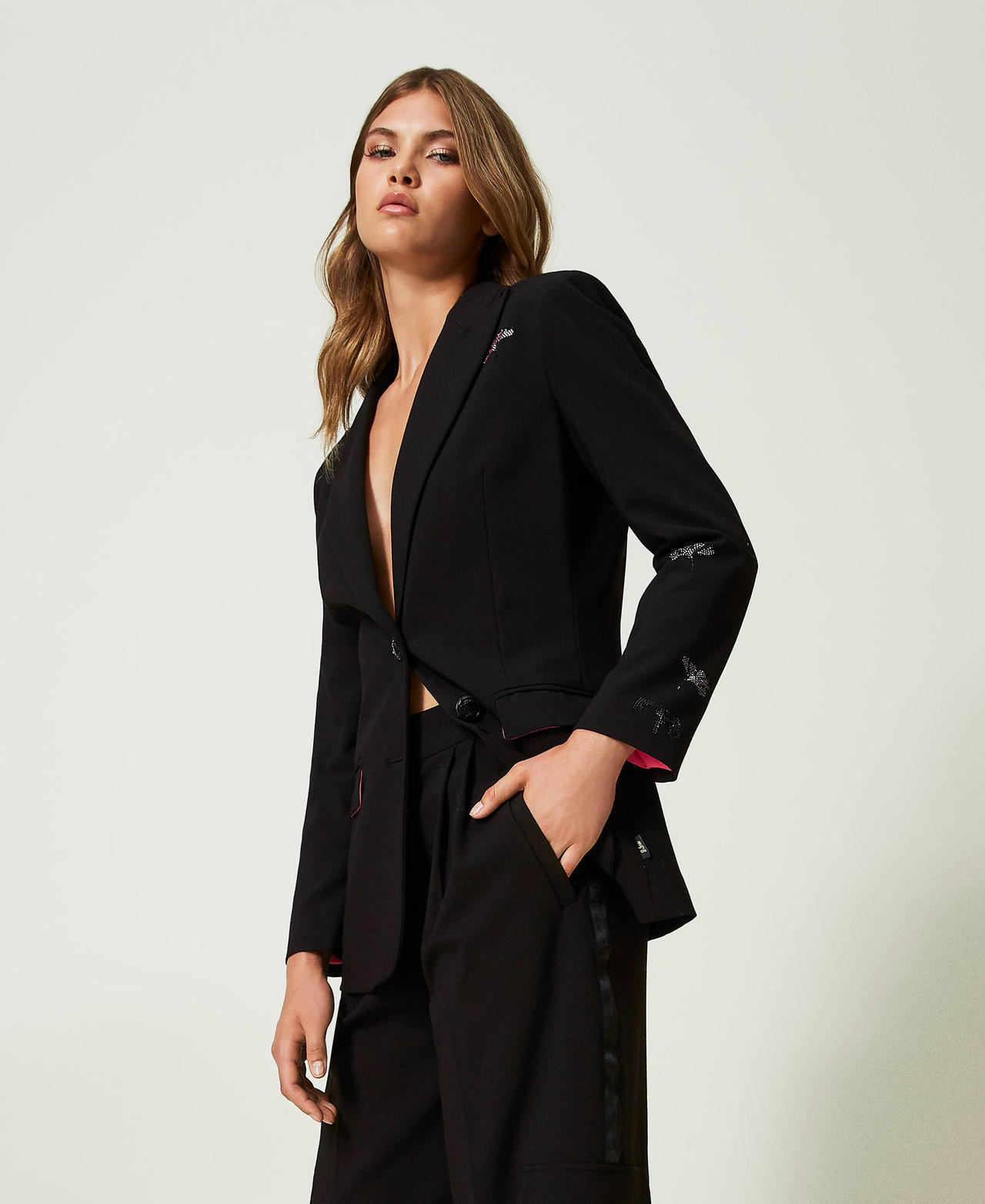 MYFO rhinestone blazer