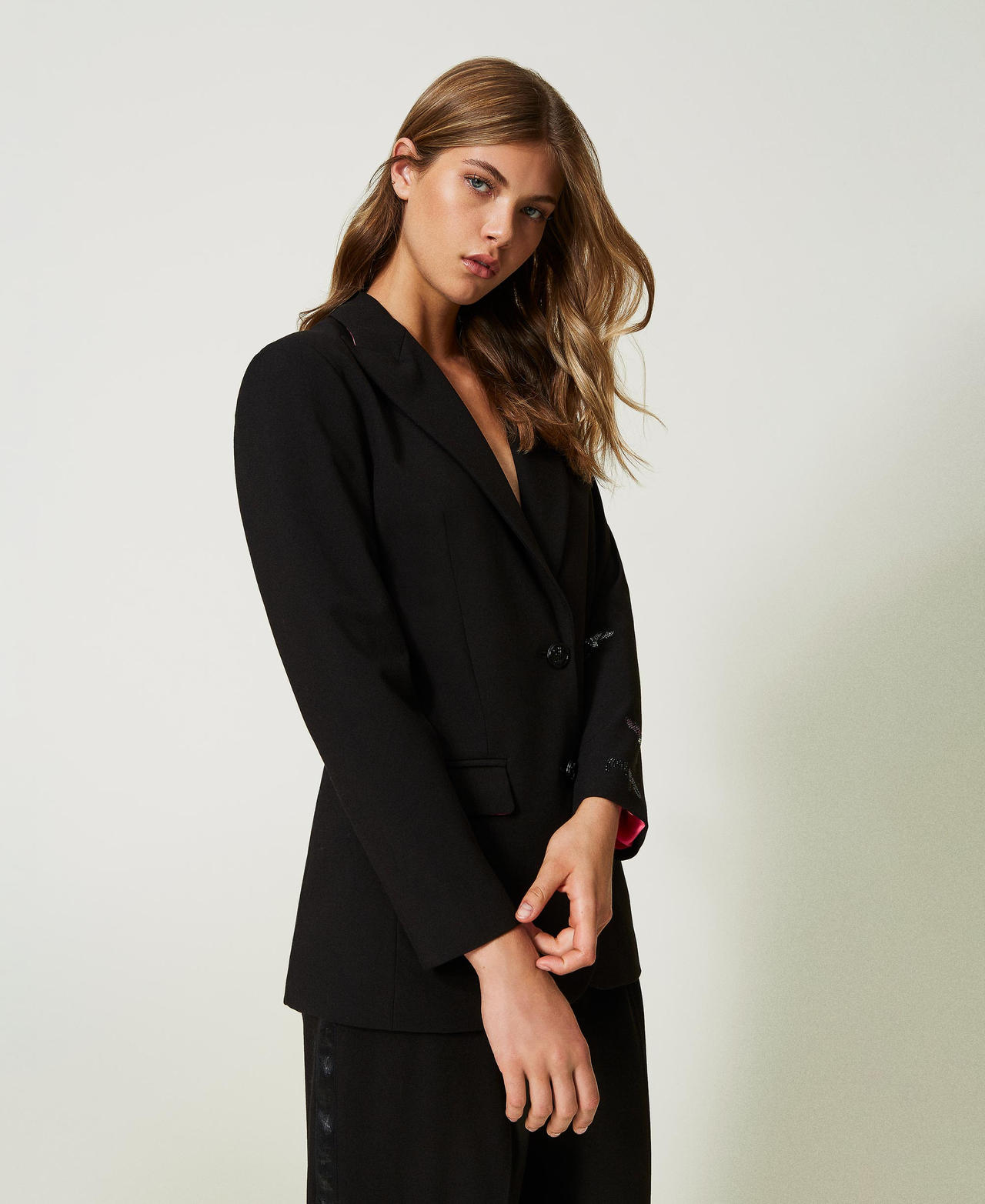 MYFO rhinestone blazer