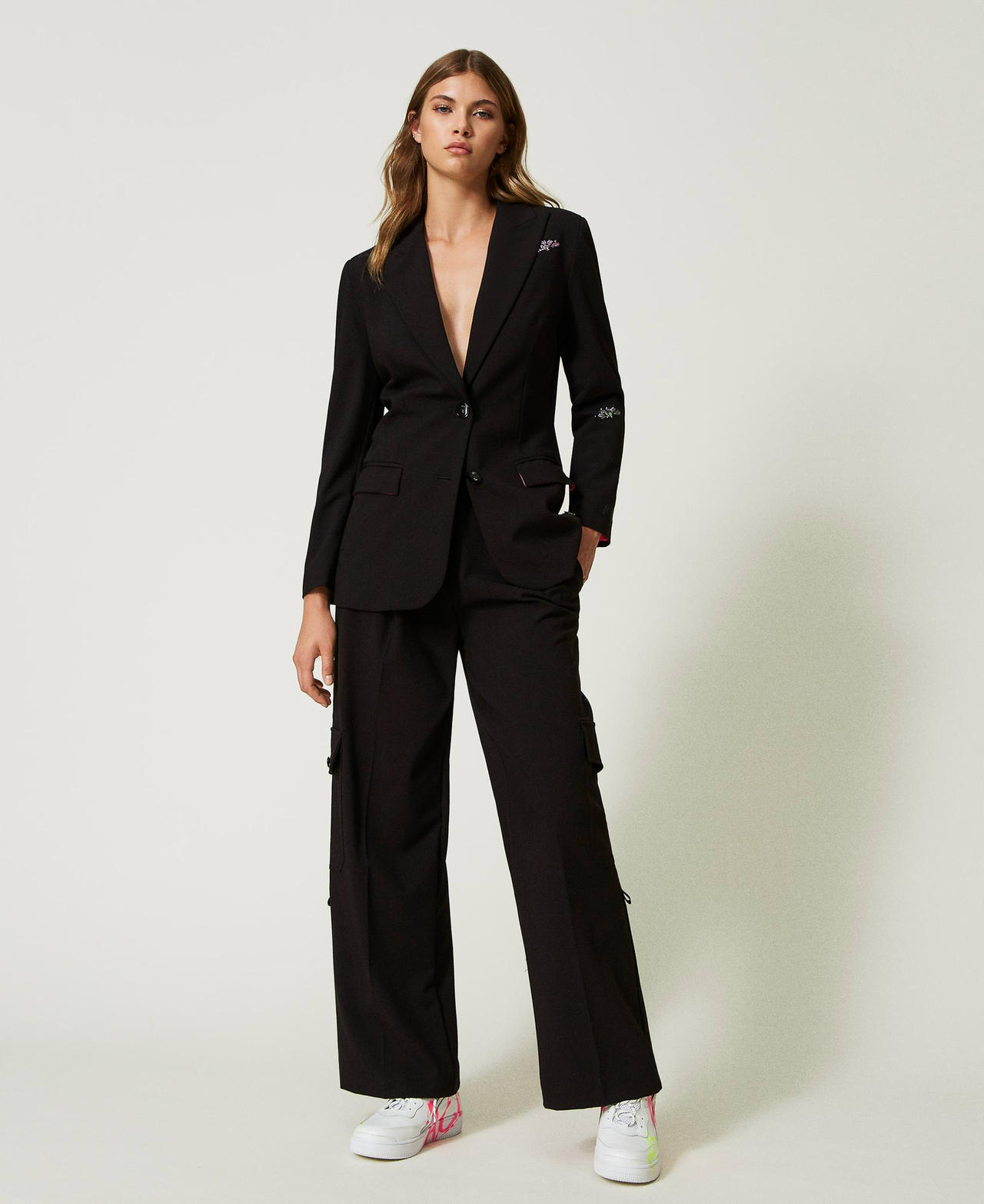 MYFO twill cargo trousers