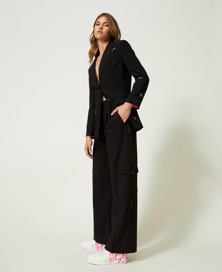 MYFO twill cargo trousers