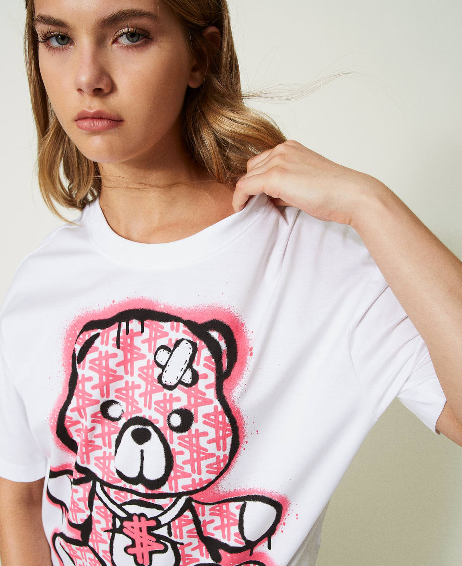 Camiseta MYFO con estampado fl&uacute;or