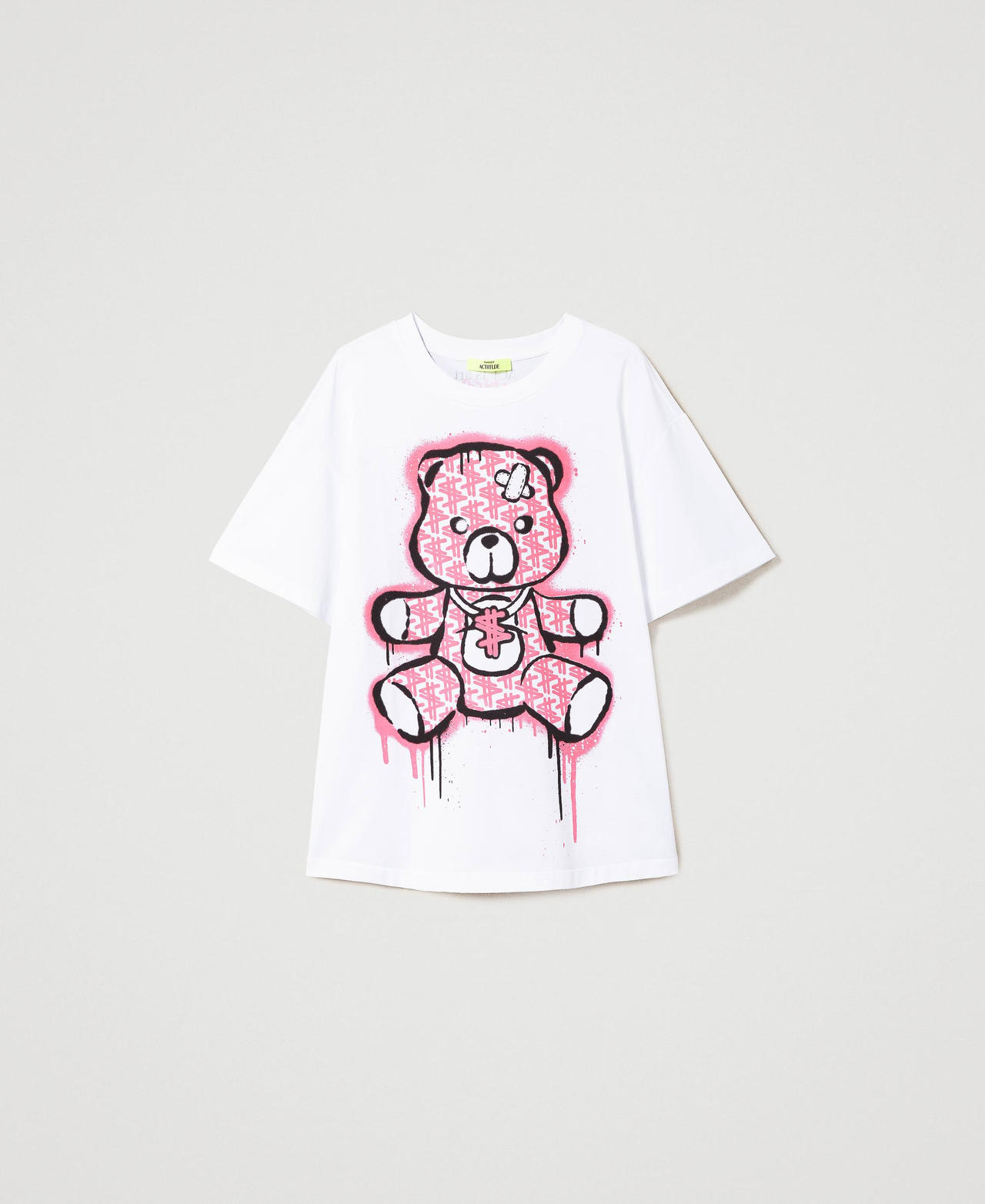 T-shirt MYFO con stampa fluo